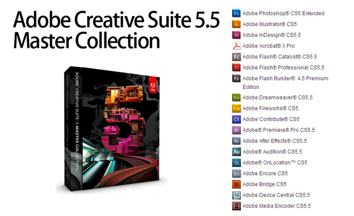 Adobe CS 5.5 Master Collection mac
